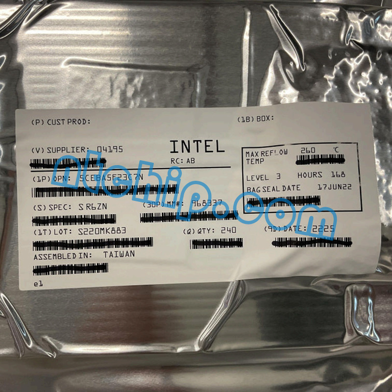 Altera 5CEBA5F23C7N original package label