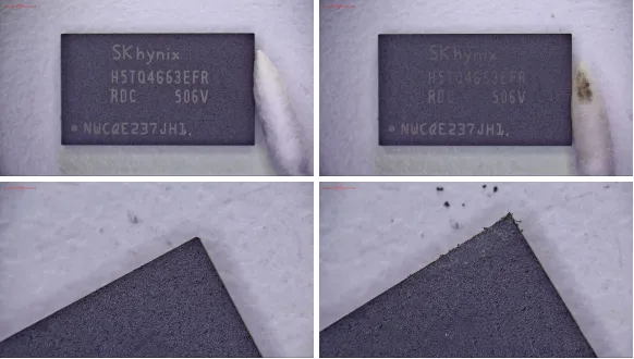 Acetone Wipe & Scratch Test Acetone Wipe & Scratch Test