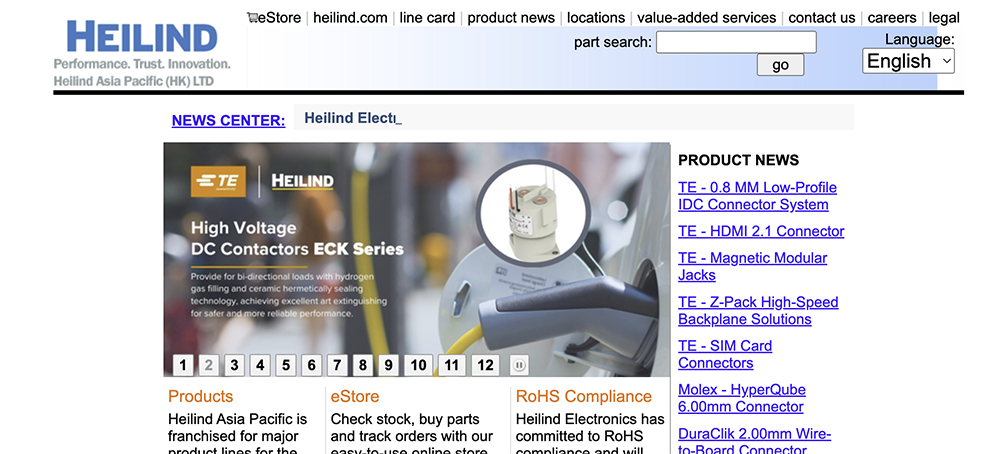 Heilind-Electronics Website Heilind-Electronics Website