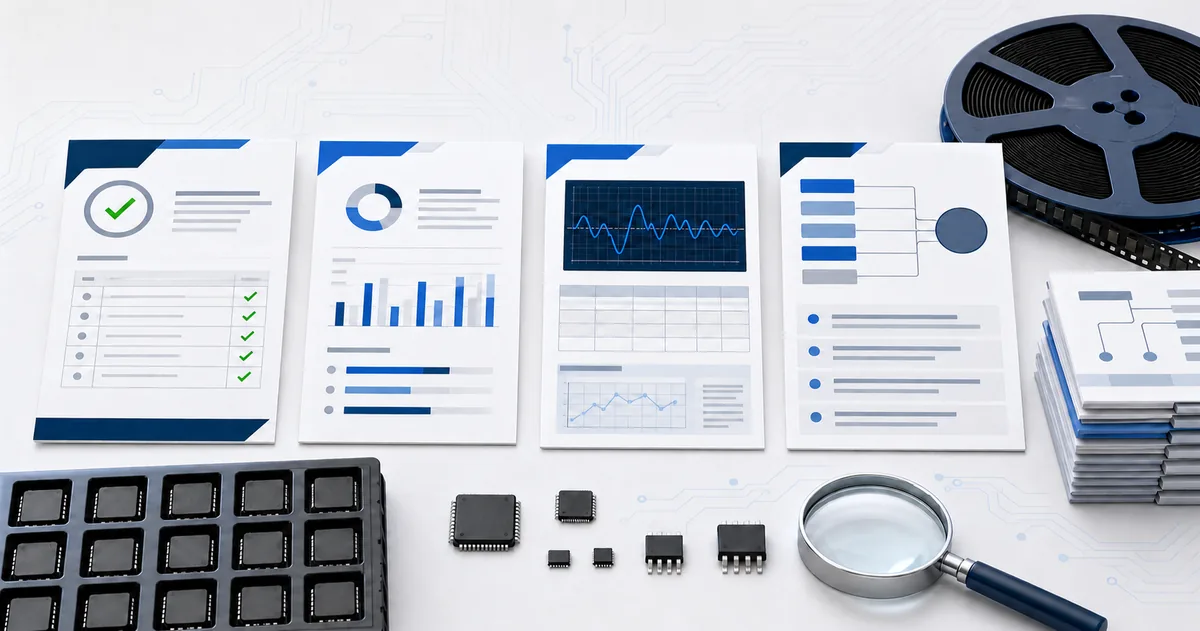 COC, COA, test report, and traceability records for electronic component procurement COC, COA, test report, and traceability records for electronic component procurement
