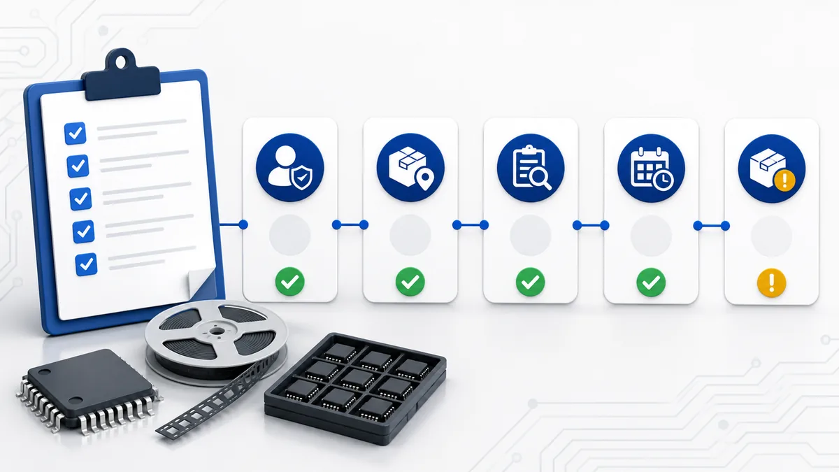 RFQ document requirements checklist for electronic component sourcing RFQ document requirements checklist for electronic component sourcing
