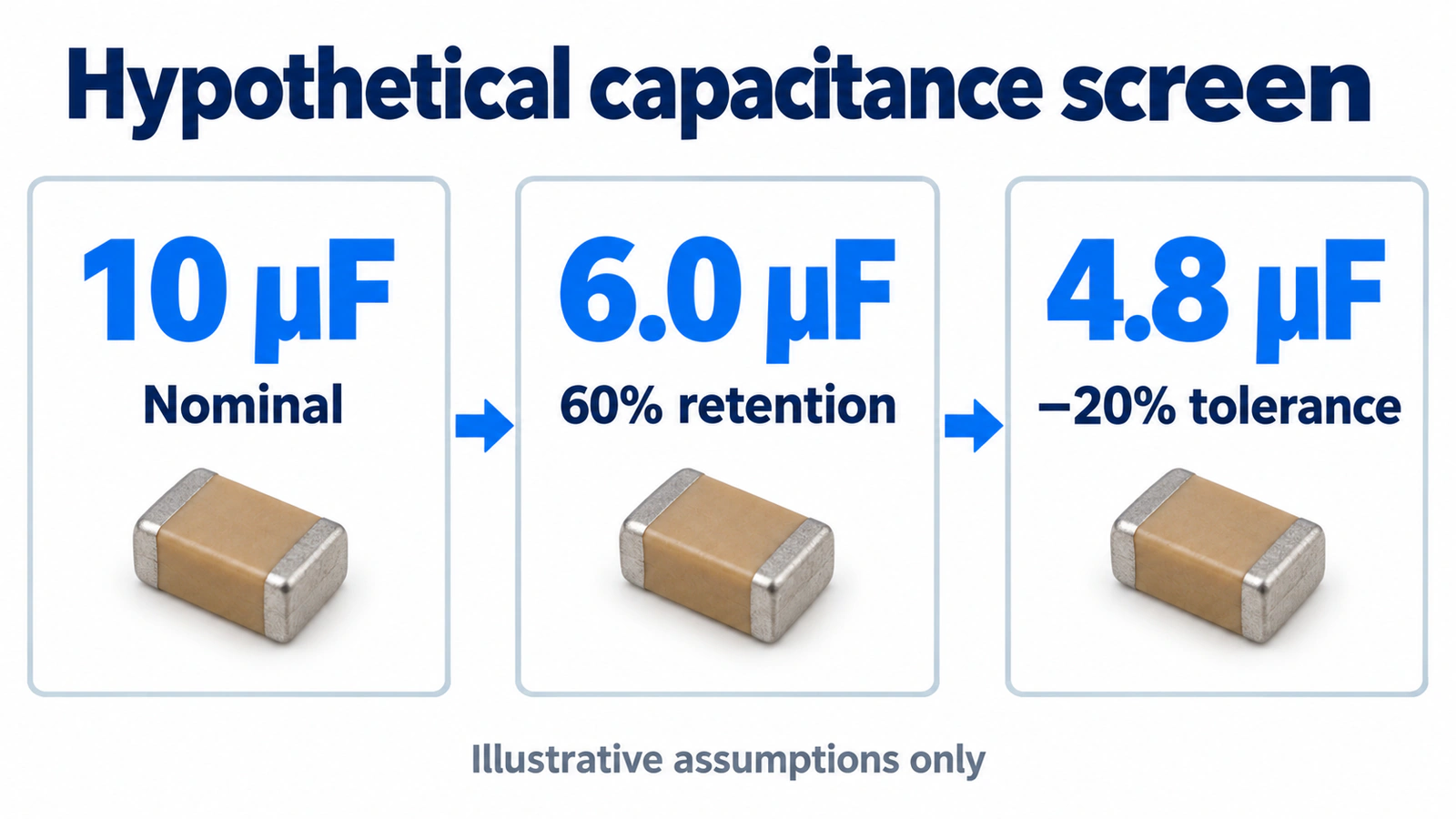 mlcc capacitance screen